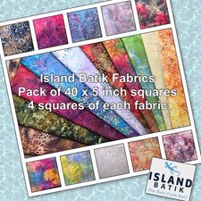 Batik charm pack for sale  DEREHAM