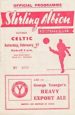 Stirling albion celtic for sale  NEWRY