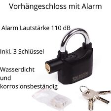 Vorhängeschloss alarm schloss gebraucht kaufen  Gerolstein