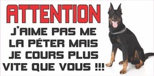Plaque attention chien d'occasion  Saint-Martin-de-Crau