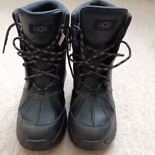 Black leather winter for sale  NOTTINGHAM