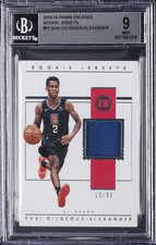 2018 PANINI REVESTIDO RC JERSEY RELÍQUIAS SHAI GILGEOUS-ALEXANDER NOVATO RC /99 BGS 9 comprar usado  Enviando para Brazil