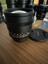 Usado, Lente Rokinon 85mm T1.5 Cine DS quadro completo de alta velocidade para Canon EF em perfeito estado comprar usado  Enviando para Brazil