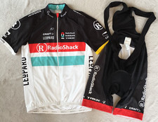 RadioShack Trek Leopard Craft Hombre Ciclismo Kit Jersey + Culotte con tirantes Talla L segunda mano  Embacar hacia Mexico