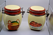 Pair glazed terracotta for sale  HALSTEAD