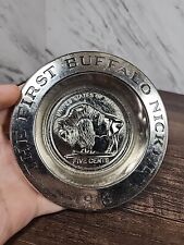 Usado, ☆LOOK☆ ~Buffalo Níquel Metal Sólido Avon Bandeja de Colecionador Cinzeiro de Charuto~ ☆BOM☆ comprar usado  Enviando para Brazil