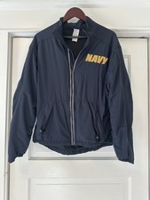 Navy running jacket for sale  Norfolk