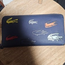 Usado, LACOSTE Acessórios Masculinos Logotipo Colorido Carteira Longa Azul Marinho Edição Limitada Muito Bom Estado Raro comprar usado  Enviando para Brazil