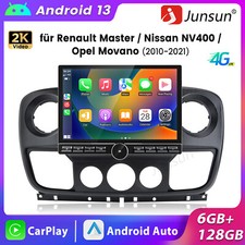 Radio samochodowe Carplay SWC do Renault Master III OPEL MOVANO NV400 128GB Android14 na sprzedaż  PL