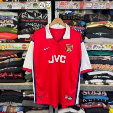 Camisa de futebol ARSENAL LONDRES 1998 1999 CASA NIKE ADULTO TAMANHO XL, usado comprar usado  Enviando para Brazil