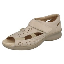 Mujer Ancho Para Cuero Beige Open Toe Completo Espalda Easy B Sandalias: Polly comprar usado  Enviando para Brazil
