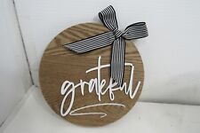 Grateful round wooden for sale  Hinckley