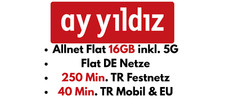 Yildiz prepaid sim gebraucht kaufen  Berlin