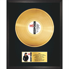 Michael Jackson – Ruim / LP Ouro 12" / Lembrança em moldura preta / Pós-Disco / R&B comprar usado  Enviando para Brazil