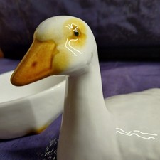 Alte deckeldose gans gebraucht kaufen  Deutschland