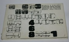 vintage 60s Wnętrza album meble Polska polski katalog design sztuka stronicowana  na sprzedaż  Wysyłka do Poland