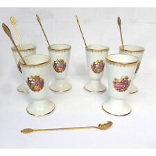 Mazagrans porcelaine decor d'occasion  Dourges