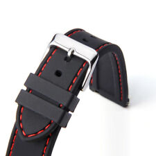 24mm black silicone for sale  WIGAN