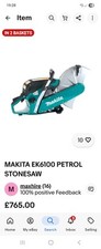 Makita ek6100 petrol for sale  BIRMINGHAM