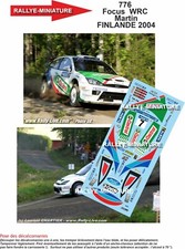 DECALS 1/43 REF 0776 FORD FOCUS MARTIN RALLY FINLAND 2004 WRC RALLYE FINLANDE comprar usado  Enviando para Brazil
