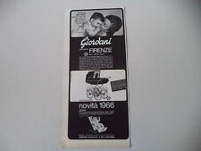 Advertising pubblicità 1966 usato  Salerno
