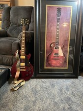 Guitar painting framed for sale  Springfield