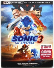 New/Opened Sonic the Hedgehog 3 4k UHD Blu-ray BD Slipcover NO DIGITAL comprar usado  Enviando para Brazil