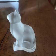 Gatto cristallo sevres usato  Asti
