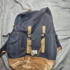 Mochila de viagem EVEREST azul marinho bronzeado alça de transporte vários bolsos usada comprar usado  Enviando para Brazil