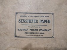 Caixa de papel fotográfico vintage Kodak Eastman e 43 negativos, SOMENTE CAIXA  comprar usado  Enviando para Brazil