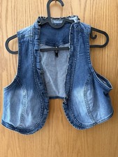 Jeansweste blau colours gebraucht kaufen  Naumburg
