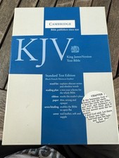 Cambridge kjv standard for sale  STRATFORD-UPON-AVON