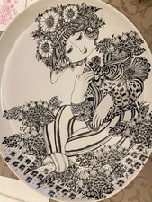 Piatto paloma vintage usato  Alessandria