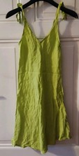 Leinen kleid limette gebraucht kaufen  Berlin