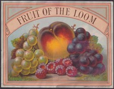 Fruit loom chromolithograph for sale  Hartford