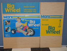 MARX BIG WHEEL BOX # 5080 MODELO DE LUXO APENAS COM FREIO DE MÃO E BOLSA DE SELIM, usado comprar usado  Enviando para Brazil