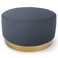 Pouf rond velours d'occasion  Mouans-Sartoux