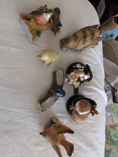 Flock ceramic bird for sale  BURY