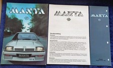 Opel manta brochure d'occasion  Expédié en Belgium