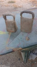 Coppia antichi campanacci usato  Foggia