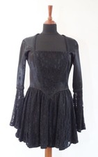Minikleid satin spitze gebraucht kaufen  Mainhausen