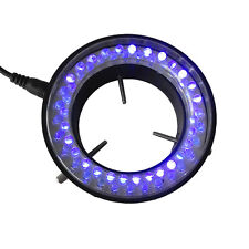 Usado, Lâmpada anel LED luz microscópio luz UV roxa 60 mm diâmetro interno EUA comprar usado  Enviando para Brazil
