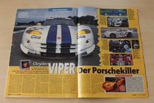 Auto Bild 01/1998 Chrysler Viper GTS-R mit 750PS in einer seltenen Vorstellung a comprar usado  Enviando para Brazil