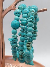 Turquoise coloured dyed for sale  PRESTON