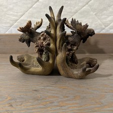 Par de suportes de livros cabeça de alce cabana fazenda campo animais vida selvagem decoração em resina comprar usado Par de suportes de livros cabeça de alce cabana fazenda campo animais vida selvagem decoração em resina comprar usado  Enviando para Brazil