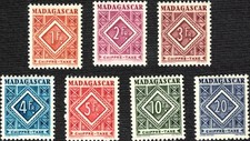 Madagascar 1947 ta34 d'occasion  France