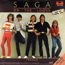 7" SAGA On The Loose / Framed POLYDOR Arena-Rock Germany orig. 1981 like NEW!, używany na sprzedaż  Wysyłka do Poland