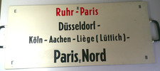 Zuglaufschild ruhr paris gebraucht kaufen  Düsseldorf