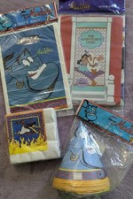 Lote Vintage Disney Party Favors Chapéus Alladin Jasmim Decoração Goodie Saque Bolsas Chapéus comprar usado  Enviando para Brazil