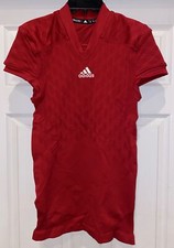 Camiseta de futebol Adidas Techfit Primeknit vermelha branca uniforme masculina nova sem etiquetas tamanho M GG comprar usado  Enviando para Brazil
